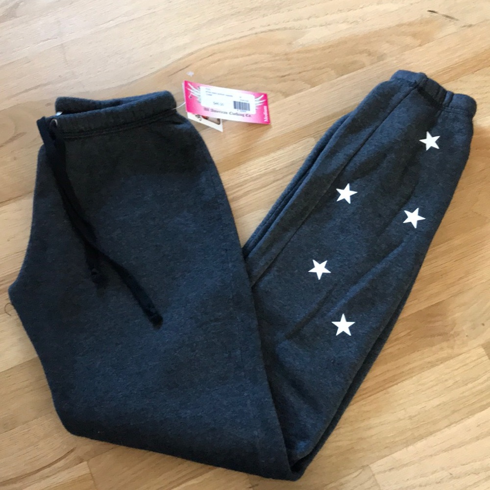 SO NIKKI girls Joggers Sweatpants Gray Girls M 10/12 NWT